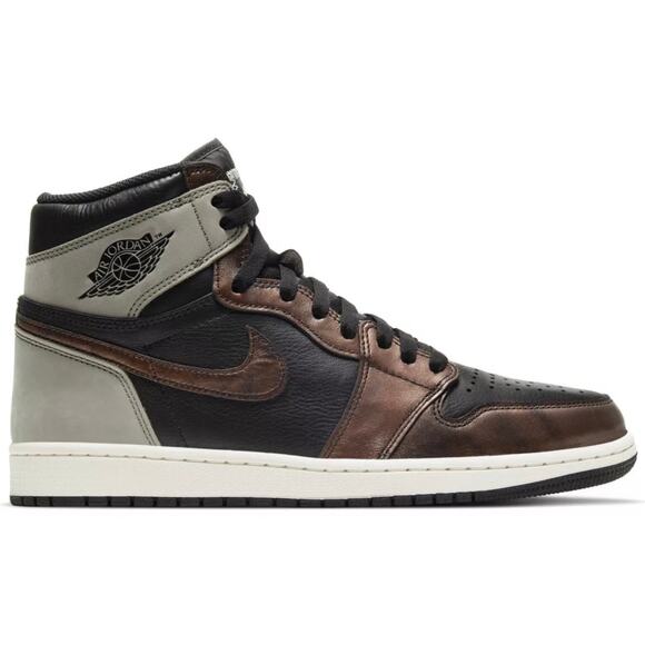 AIR JORDAN 1 RETRO HIGH OG “PATINA” 
BLACK/FRESH MINT-LIGHT ARMY-SAIL, SIZE 9 main image 4